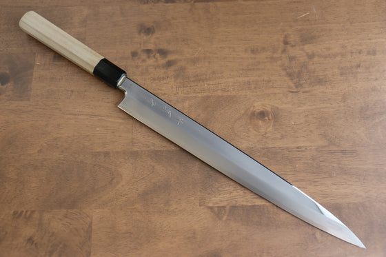 Sakai Kikumori VG10 Mirrored Finish Yanagiba 330mm with Magnolia Handle - Seisuke Knife