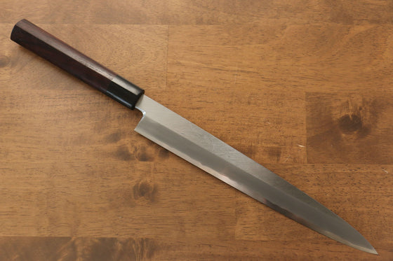 Jikko Silver Steel No.3 Yanagiba  240mm Shitan Handle - Seisuke Knife