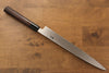 Jikko Silver Steel No.3 Yanagiba  240mm Shitan Handle - Seisuke Knife - Slide 2