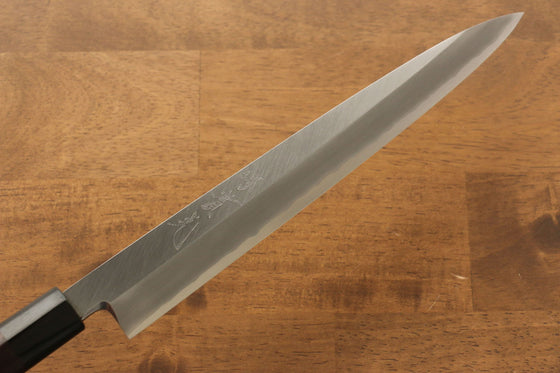 Jikko Silver Steel No.3 Yanagiba  240mm Shitan Handle - Seisuke Knife