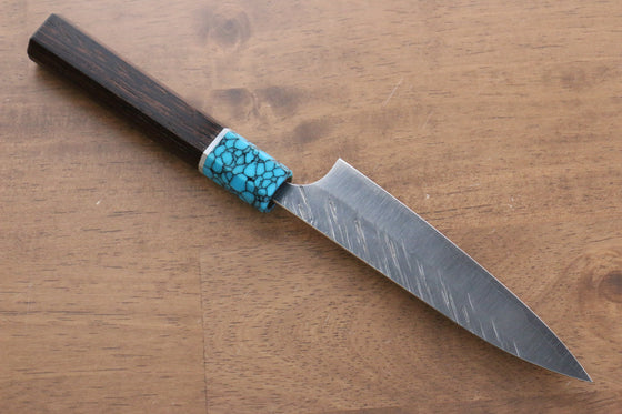 Yu Kurosaki Fujin SG2 Hammered Damascus Petty-Utility 120mm Wenge Handle - Seisuke Knife