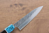 Yu Kurosaki Fujin SG2 Hammered Damascus Petty-Utility 120mm Wenge Handle - Seisuke Knife - Slide 3