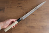 Sakai Kikumori VG10 Mirrored Finish Yanagiba 330mm with Magnolia Handle - Seisuke Knife - Slide 8