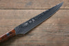 Takeshi Saji VG10 Diamond Finish Steak 125mm Ironwood Handle - Seisuke Knife - Slide 4