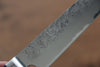 Seisuke Blue Steel No.2 Nashiji Japanese Kiritsuke Santoku & Kiritsuke Petty Navy blue Pakka wood Handle - Seisuke Knife - Slide 5