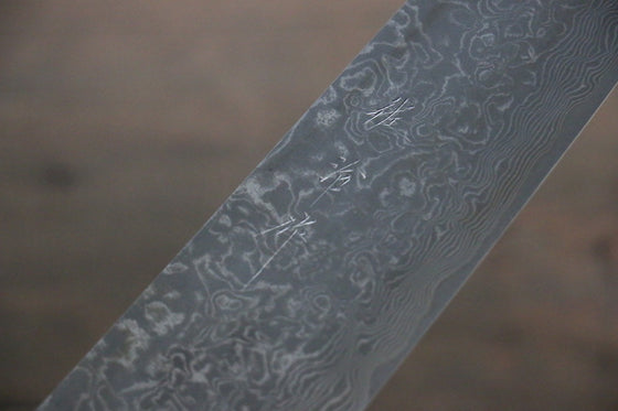 Takeshi Saji SG2 Black Damascus Gyuto Japanese Chef Knife 210mm with Deer Horn handle - Seisuke Knife