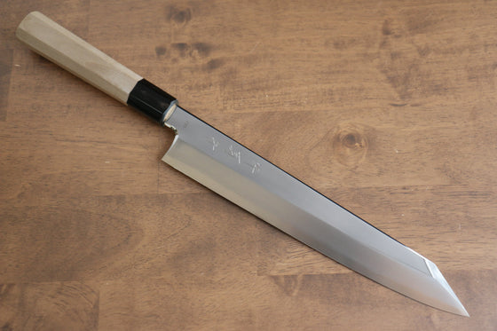 Sakai Kikumori VG10 Mirrored Finish Kiritsuke 270mm Magnolia Handle - Seisuke Knife