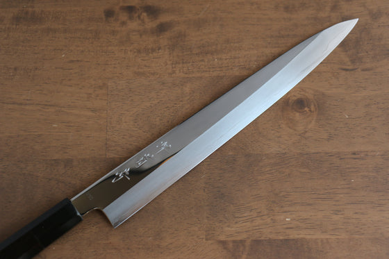 Sakai Kikumori VG10 Mirrored Finish Sujihiki 270mm Ebony Wood Handle - Seisuke Knife