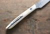 Takeshi Saji VG10 Diamond Finish Steak 125mm White Cow Bone Handle - Seisuke Knife - Slide 6