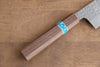 Yu Kurosaki Senko SG2 Hammered Santoku 165mm Walnut(ferrule: Turquoise) Handle - Seisuke Knife - Slide 6