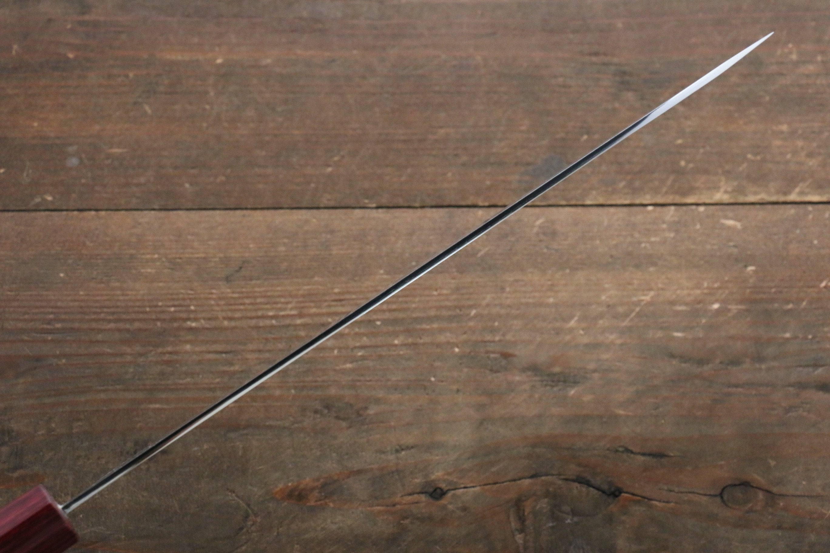 Makoto Kurosaki Ryusei Blue Super Nashiji Gyuto 240mm with American Cherry Handle - Seisuke Knife
