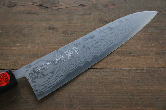 Shigeki Tanaka Blue Steel No.2 Damascus Gyuto 210mm Walnut Handle - Seisuke Knife