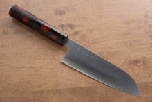  Makoto Kurosaki SG2 Migaki Finished Santoku 170mm with Lacquered Handle - Seisuke Knife