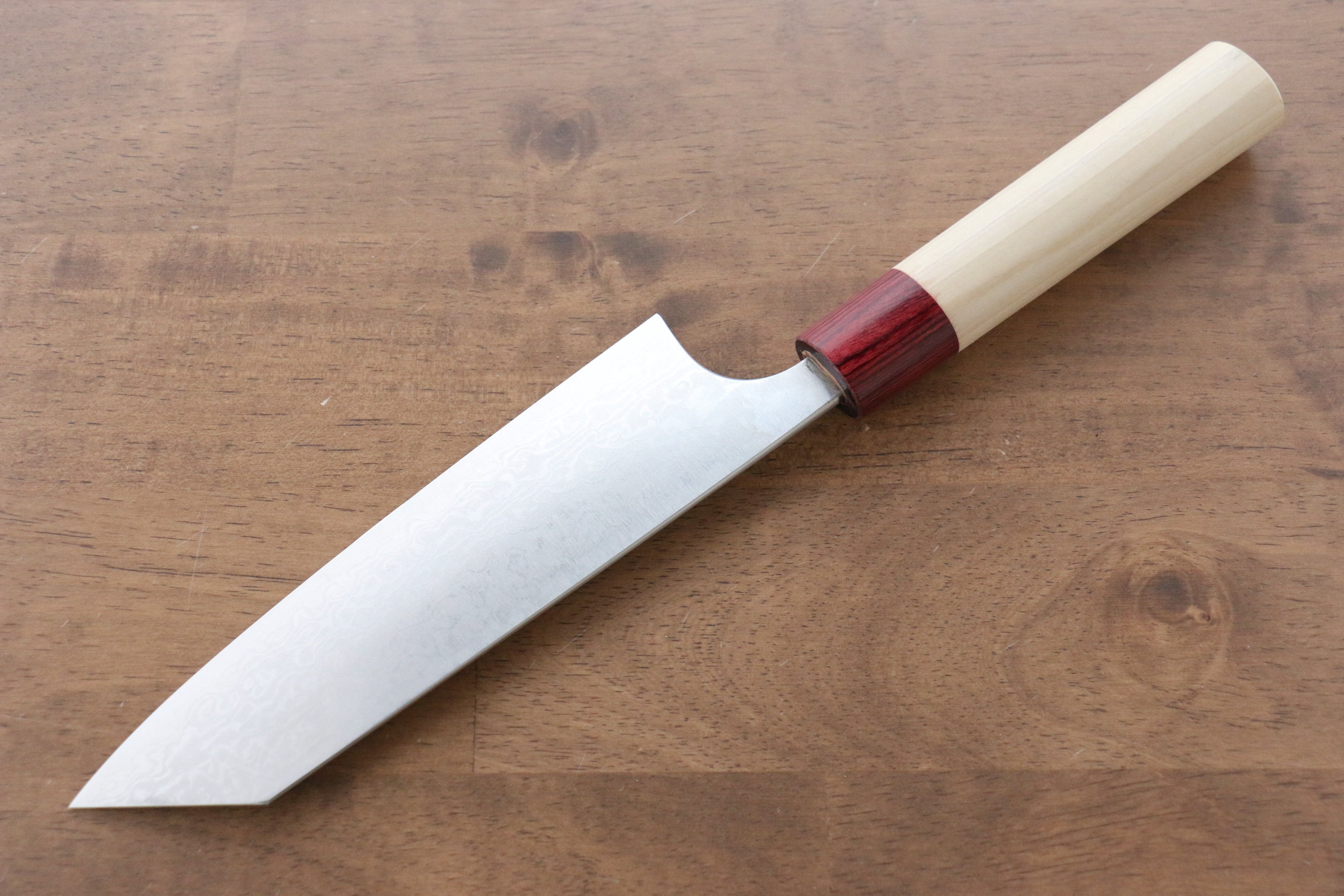 Masakage Kiri VG10 Damascus Bunka 170mm Magnolia Handle - Seisuke Knife