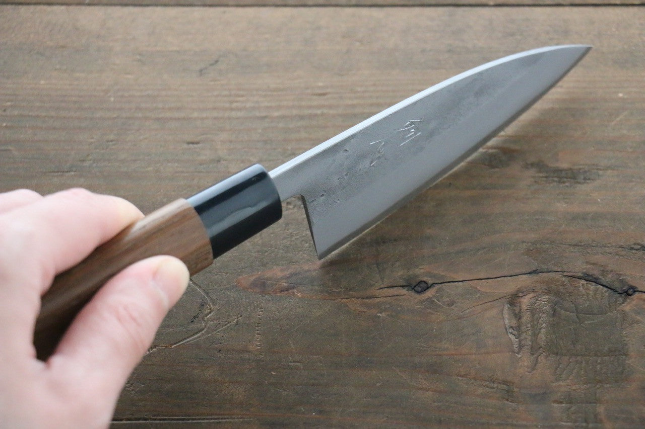Seisuke Blue Steel No.2 Nashiji Ajikiri 105mm Chestnut Handle - Seisuke Knife