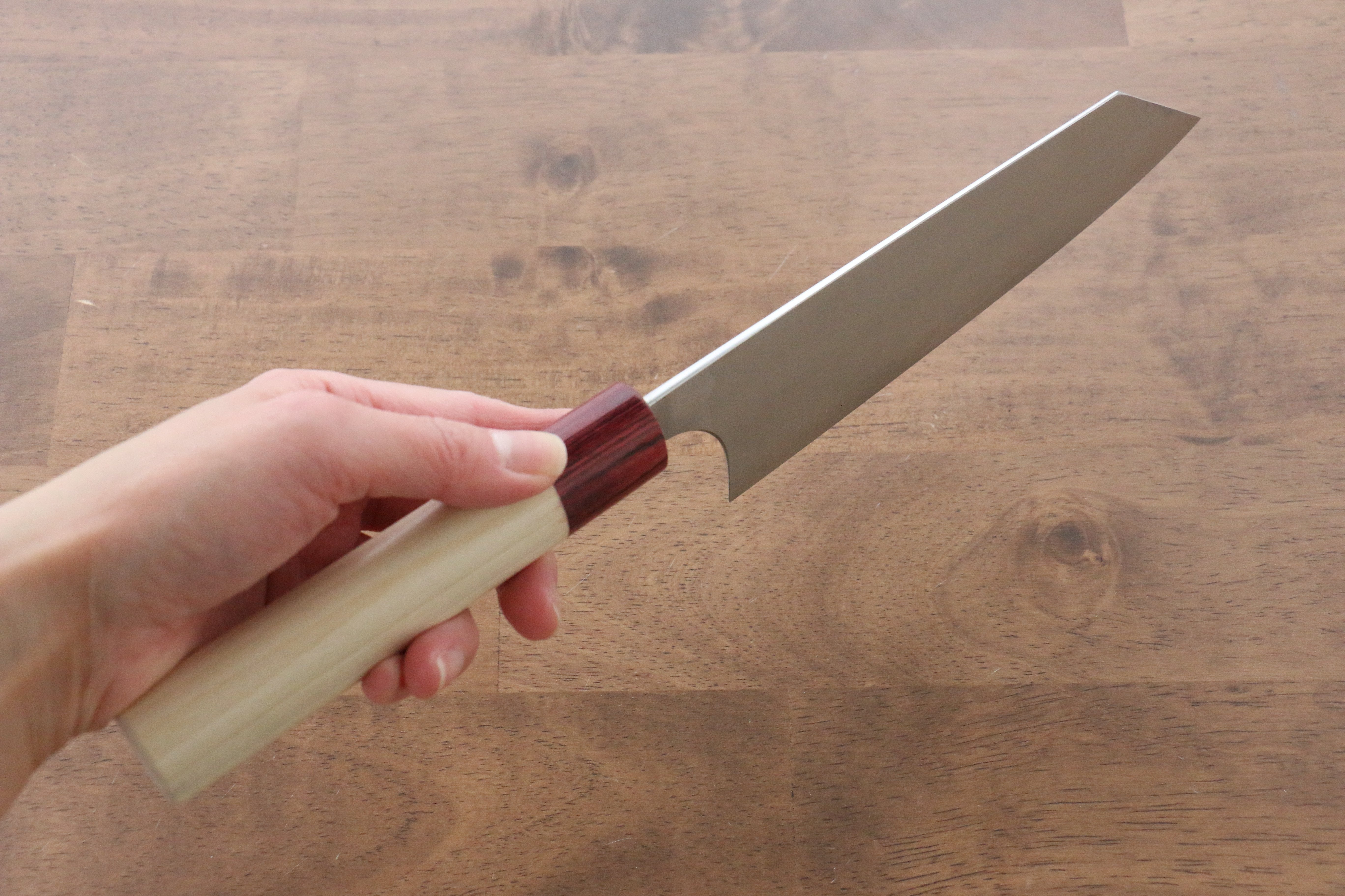 Masakage Kiri VG10 Damascus Bunka 170mm Magnolia Handle - Seisuke Knife