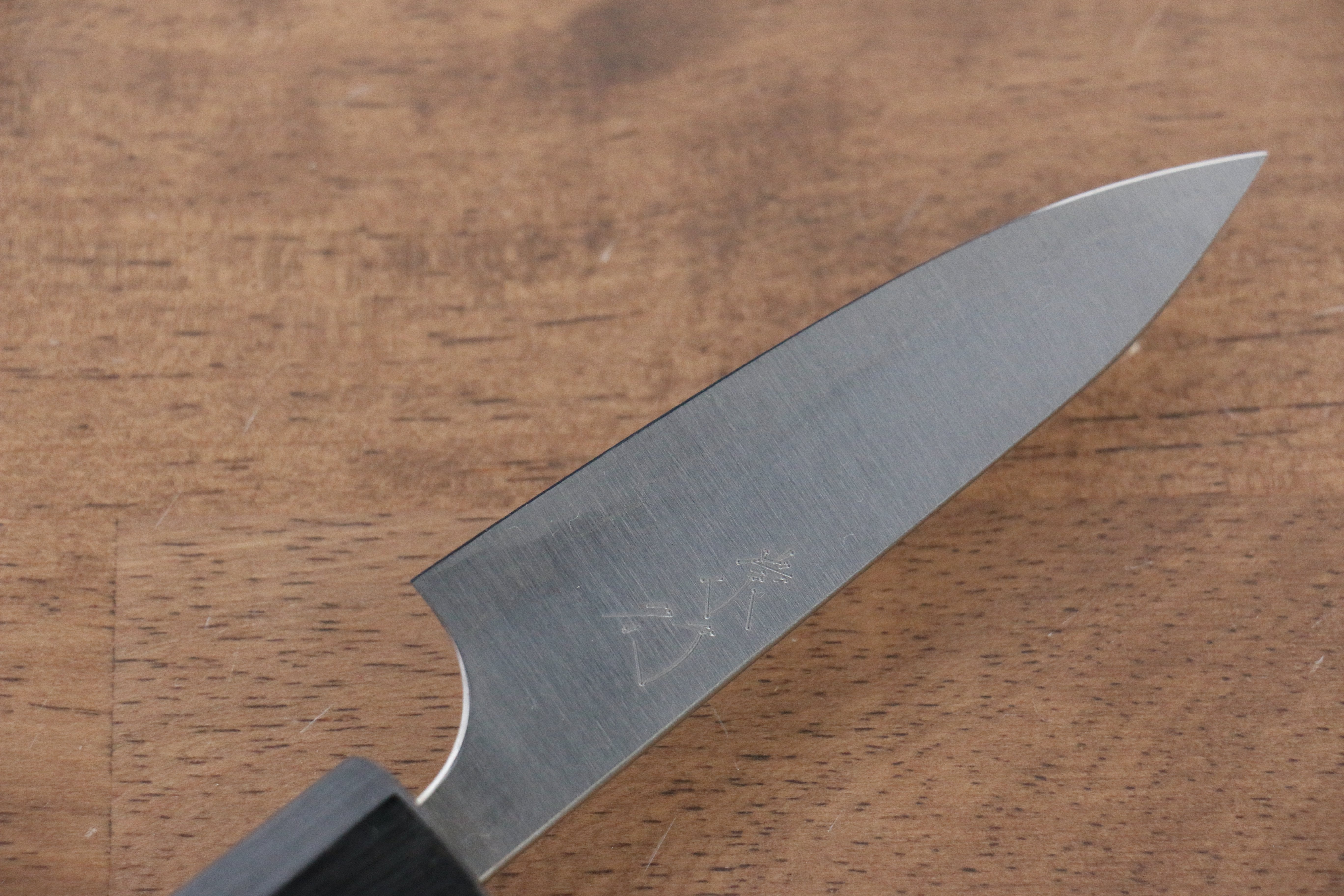 Shibata Takayuki Koutetsu Blue Super Petty-Utility  80mm Jarrah Handle - Seisuke Knife