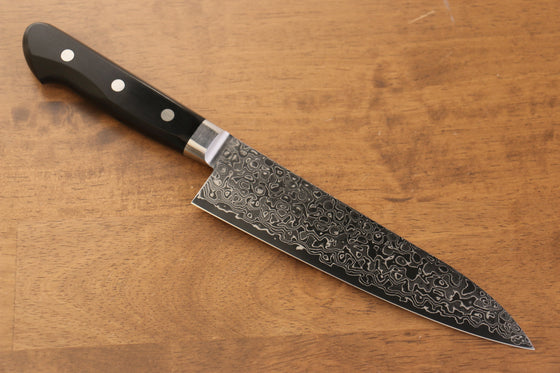 Seisuke Kagami AUS10 Mirrored Finish Damascus Gyuto 180mm Black Pakka wood Handle - Seisuke Knife