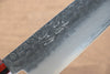 Seisuke VG10 Damascus Santoku 180mm Black Pakka wood Handle - Seisuke Knife - Slide 5