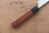 Shibata Takayuki Koutetsu Blue Super Petty-Utility  80mm Jarrah Handle - Seisuke Knife - Slide 6