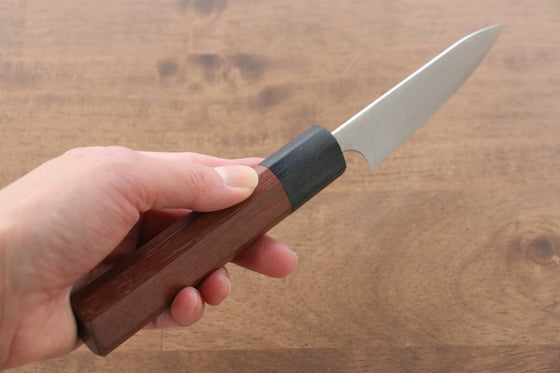 Shibata Takayuki Koutetsu Blue Super Petty-Utility  80mm Jarrah Handle - Seisuke Knife