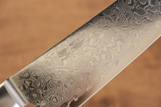 Seisuke Kagami AUS10 Mirrored Finish Damascus Gyuto 180mm Black Pakka wood Handle - Seisuke Knife