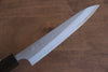 Yoshimi Kato Blue Super Nashiji Petty-Utility 150mm Enju Lacquered(Black��� Handle - Seisuke Knife - Slide 4