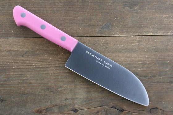 Sakai Takayuki Molybdenum Kitchen Knife for Kids (Pink) - Seisuke Knife