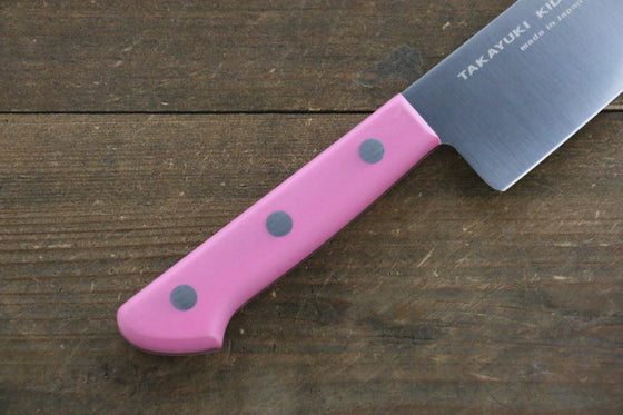 Sakai Takayuki Molybdenum Kitchen Knife for Kids (Pink) - Seisuke Knife