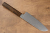 Seisuke VG10 63 Layer Damascus Santoku 170mm Oak Handle - Seisuke Knife - Slide 2