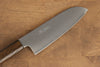 Seisuke VG10 63 Layer Damascus Santoku 170mm Oak Handle - Seisuke Knife - Slide 3