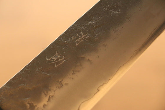 Seisuke Silver Steel No.3 Nashiji Santoku 180mm with Red Pakkawood Handle - Seisuke Knife