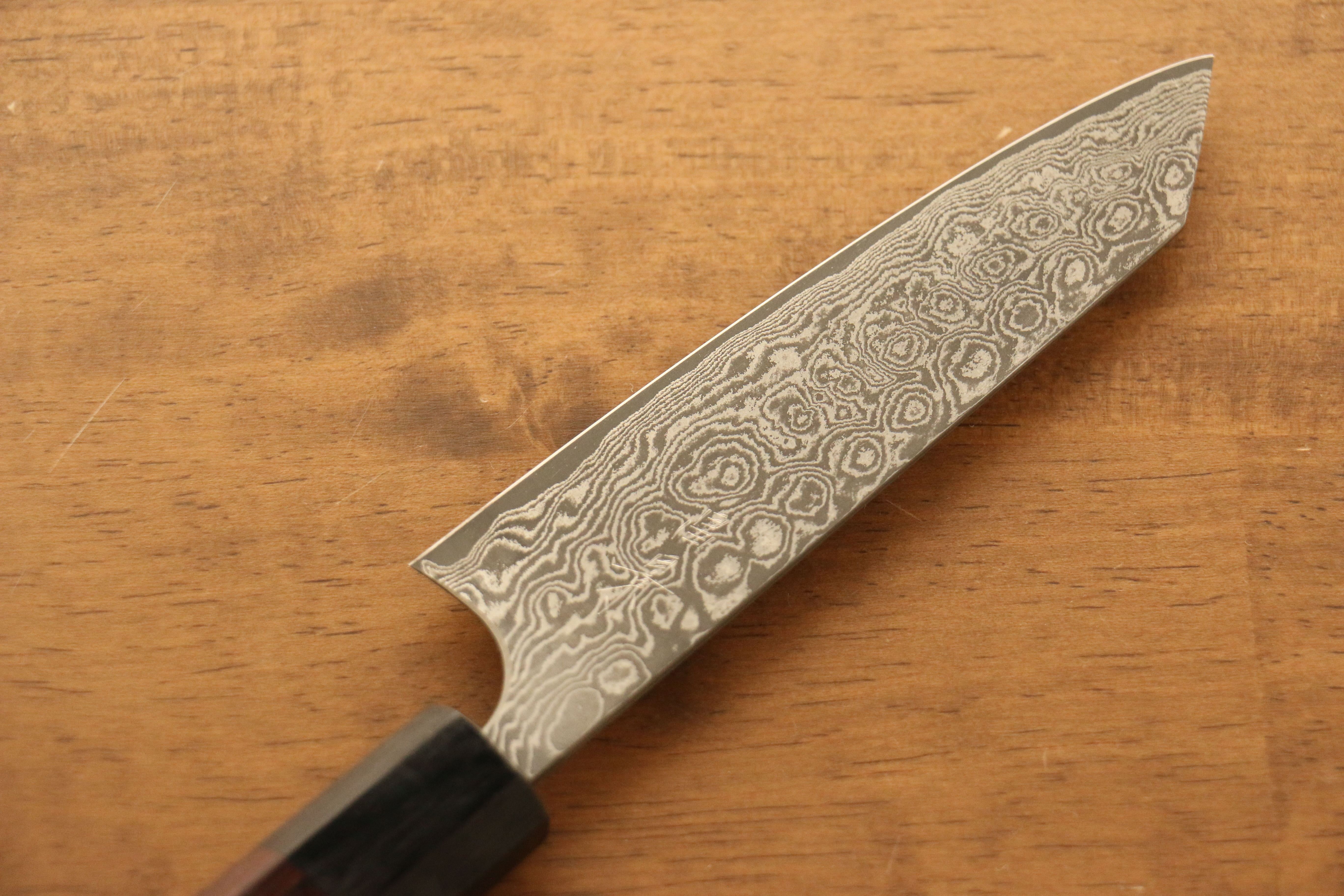 Masakage Kumo VG10 Damascus Small Bunka 120mm with Shitan Handle - Seisuke Knife