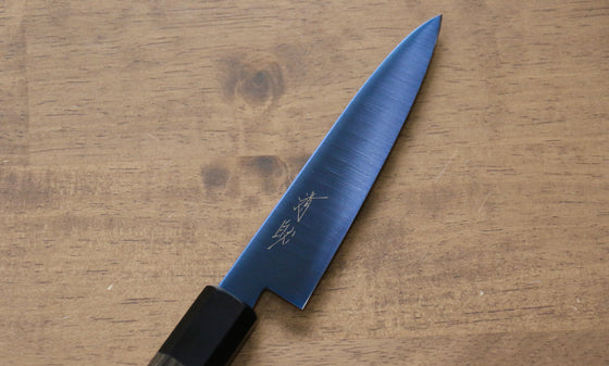 Seisuke SK-85 Ion plating Migaki Finished Petty-Utility  120mm Gray Pakka wood Handle - Seisuke Knife