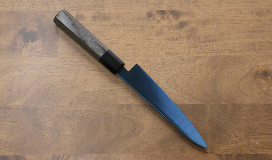 Seisuke SK-85 Ion plating Migaki Finished Petty-Utility  150mm Gray Pakka wood Handle - Seisuke Knife