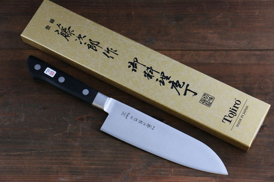 Tojiro DP Cobalt Alloy Steel Santoku Japanese Chef Knife 170mm (Fujitora) - Seisuke Knife