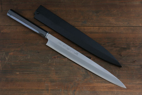 Sakai Takayuki Byakko (White Tiger) White Steel No.1 Yanagiba Slicer Japanese Sushi Chef Knife - Seisuke Knife