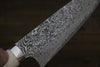 Takeshi Saji SG2 Black Finished Santoku 180mm Cow Bone Handle - Seisuke Knife - Slide 3