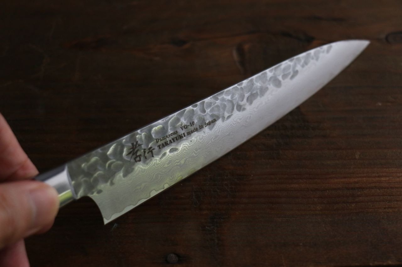 Sakai Takayuki 33 Layer Damascus Gyuto 210mm & Petty 150mm Set - Seisuke Knife