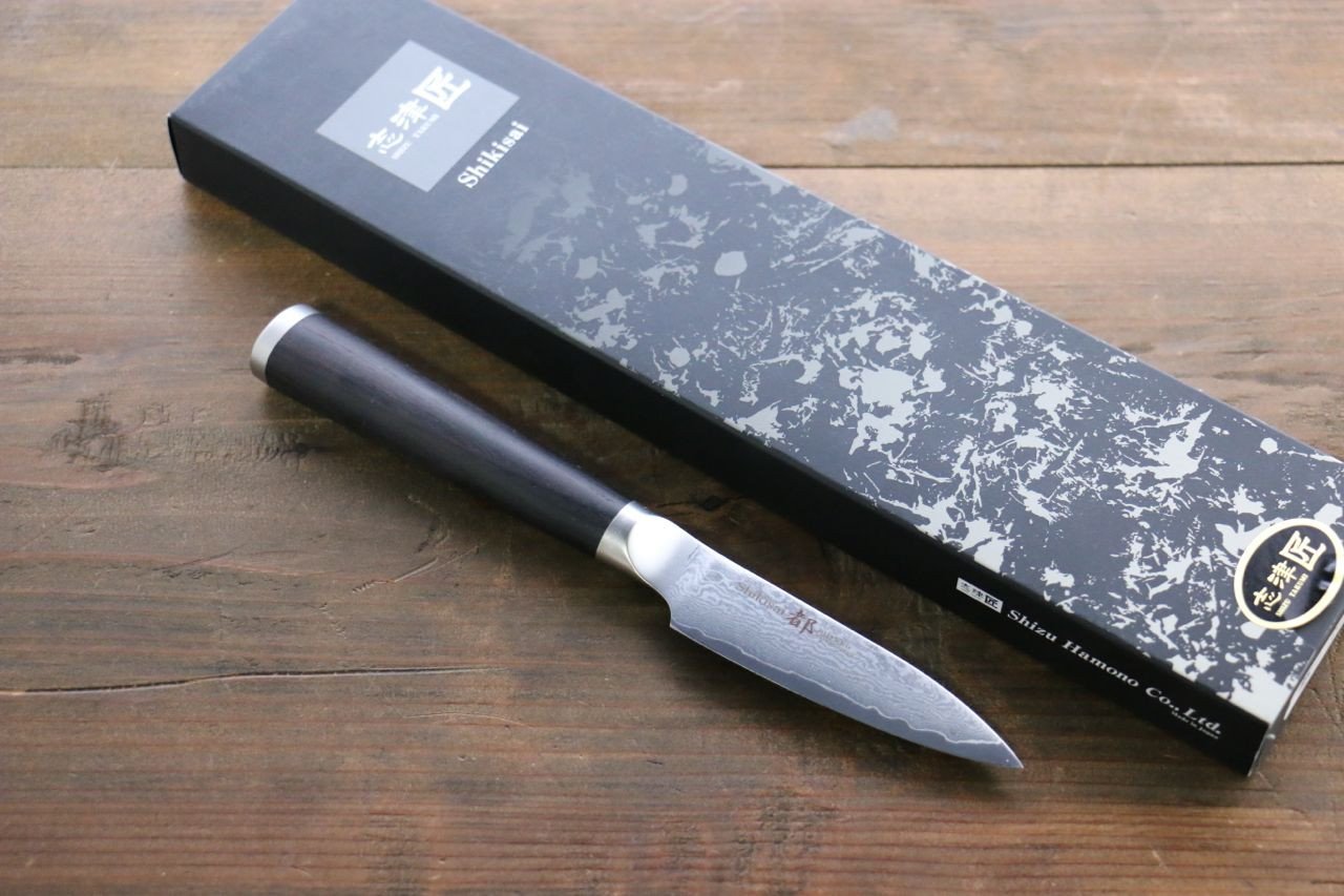 Miyako 33 Layer Damascus AUS-8a Paring 85mm - Seisuke Knife