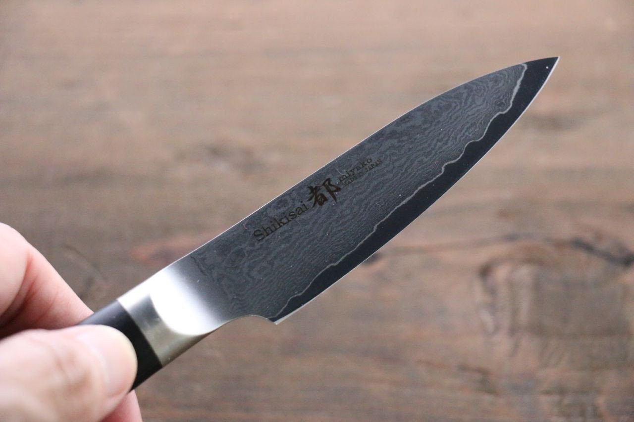 Miyako 33 Layer Damascus AUS-8a Paring 85mm - Seisuke Knife