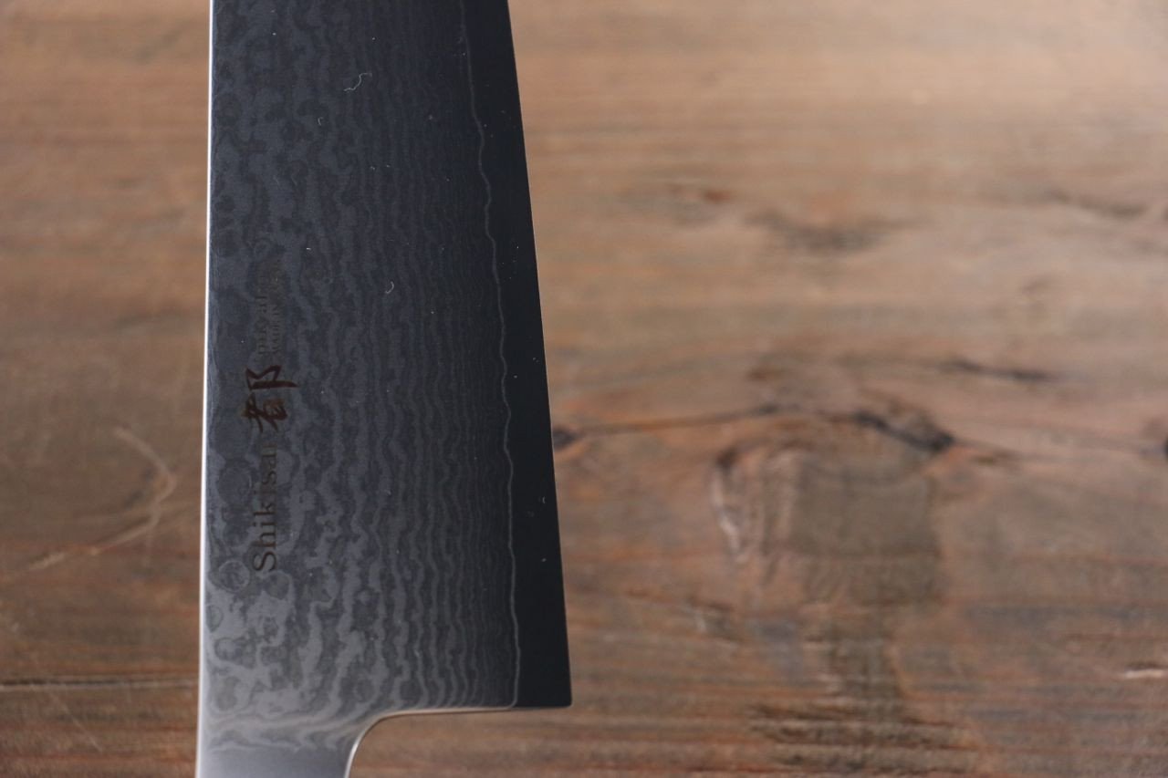 Miyako AUS8 33 Layer Damascus Santoku 180mm - Seisuke Knife