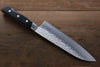 Sakai Takayuki Blue Steel Hammered 3 Layer Santoku 180mm - Seisuke Knife - Slide 2