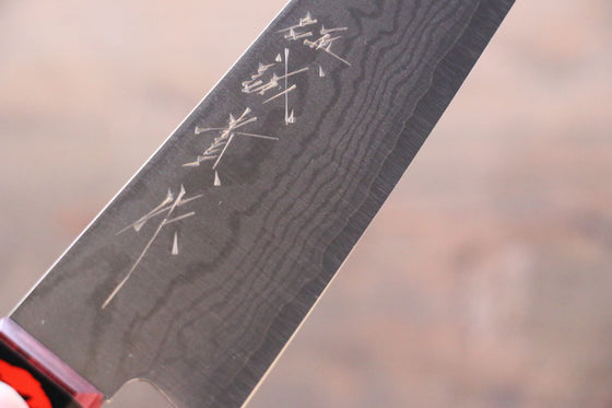 Shigeki Tanaka VG10 17 Layer Damascus Hand Forged Japanese Petty Knife 150mm - Seisuke Knife