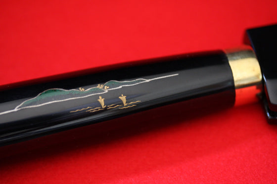 Takeshi Saji Knife VG10 Yanagiba 240mm with Makie Art - Mt.Fuji - Seisuke Knife