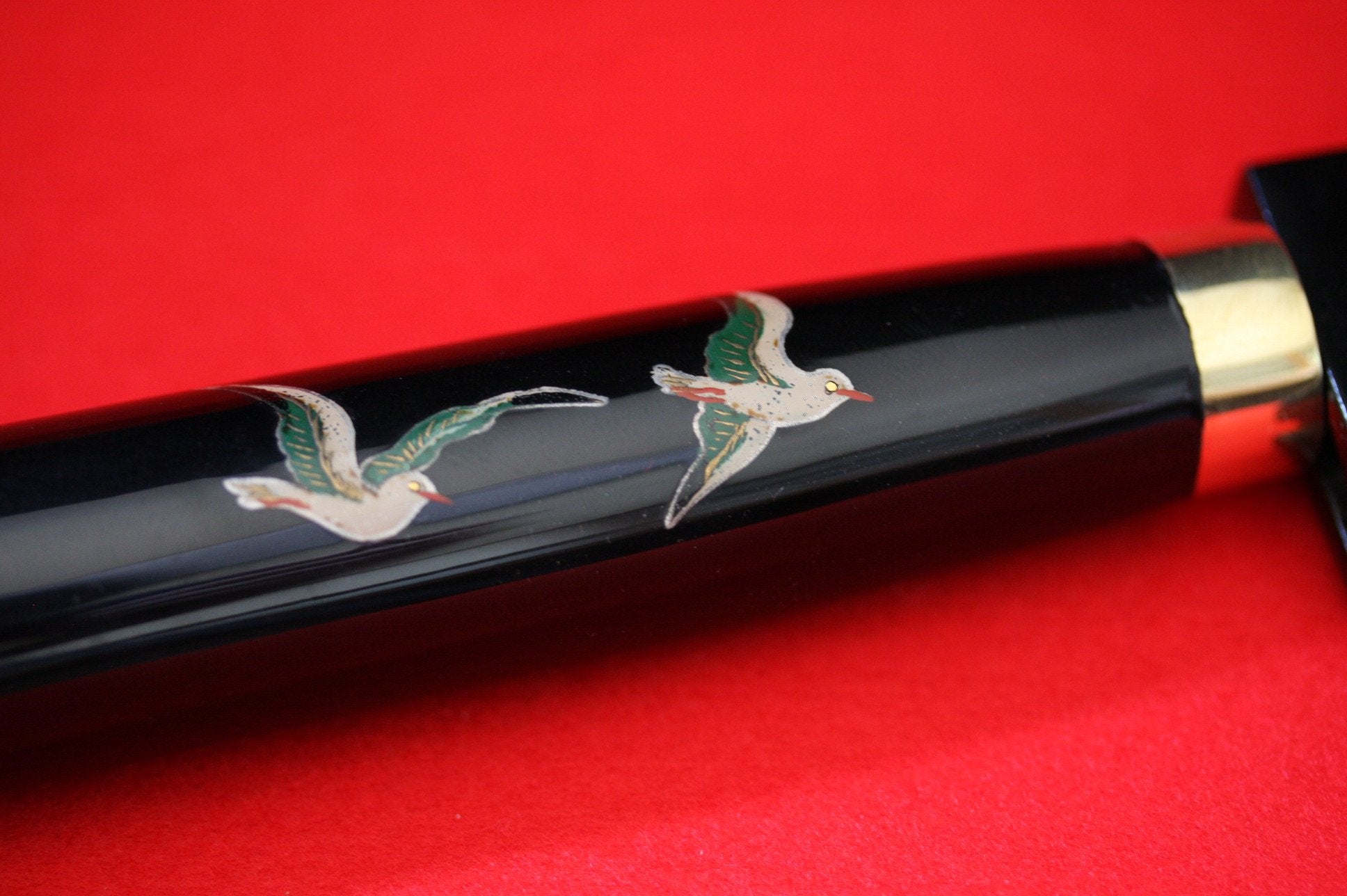 Takeshi Saji VG10 Japanese Yanagiba Chef Knife with Maki-e Art Mt. Fuji & Waves 300mm - Seisuke Knife