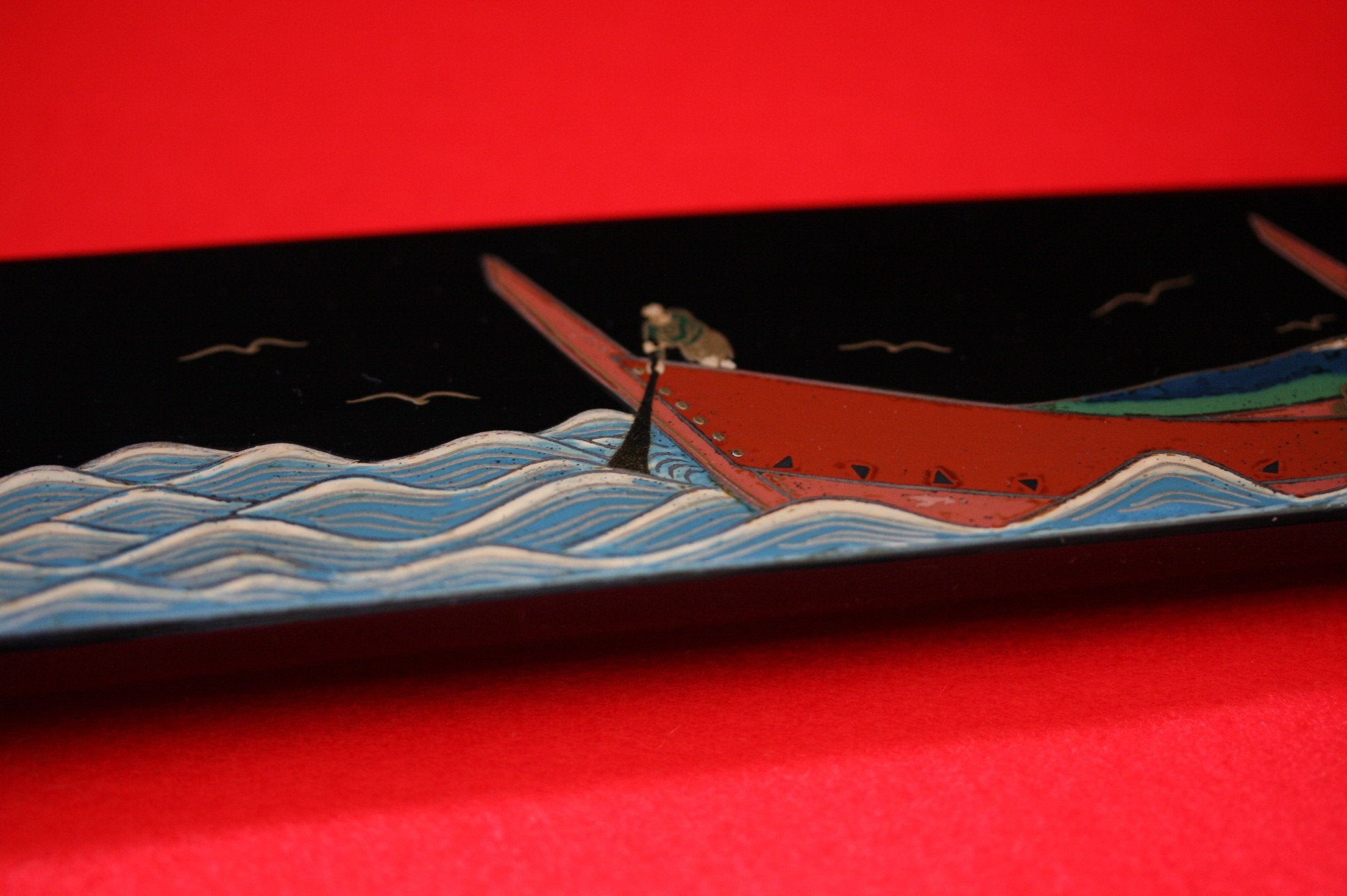 Takeshi Saji SG2 Japanese Sujihiki Chef Knife 270mm with Maki-e Art Mt. Fuji & Ship - Seisuke Knife