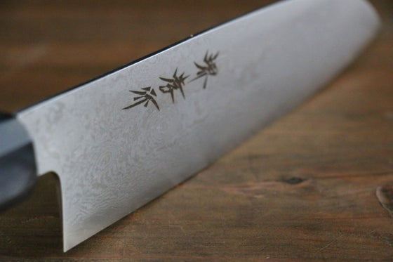 Sakai Takayuki Silver Steel No.3 Damascus Santoku 180mm - Seisuke Knife