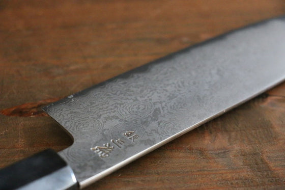 Sakai Takayuki Silver Steel No.3 Damascus Santoku 180mm - Seisuke Knife